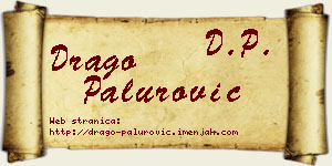 Drago Palurović vizit kartica